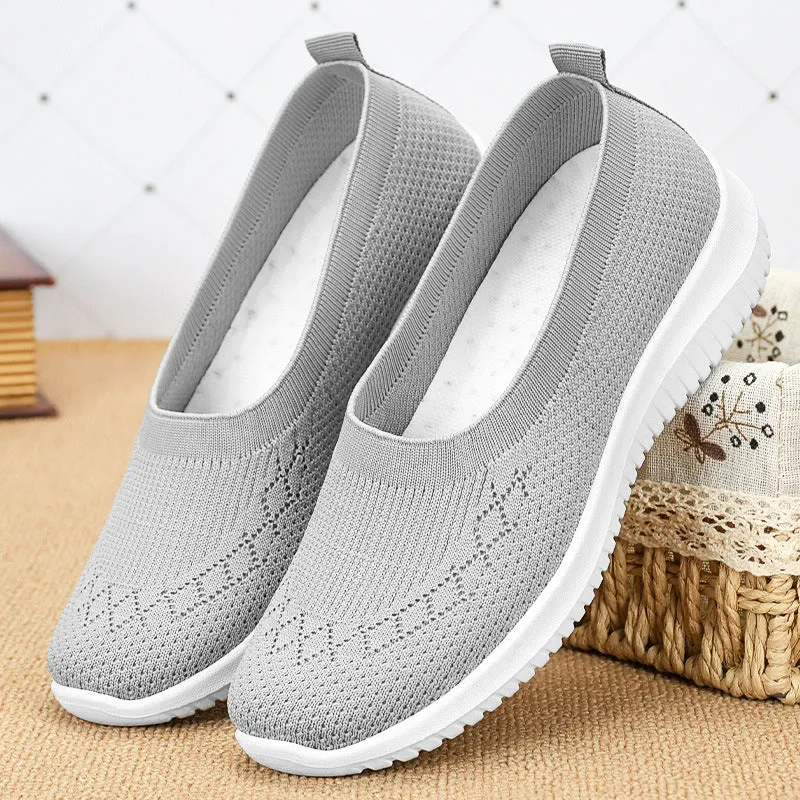Durable and Soft Solid Slip-On Sneakers for Casual Wear
