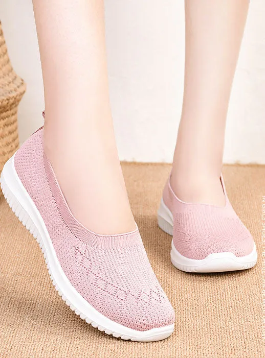 Durable and Soft Solid Slip-On Sneakers for Casual Wear