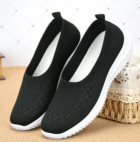 Durable and Soft Solid Slip-On Sneakers for Casual Wear