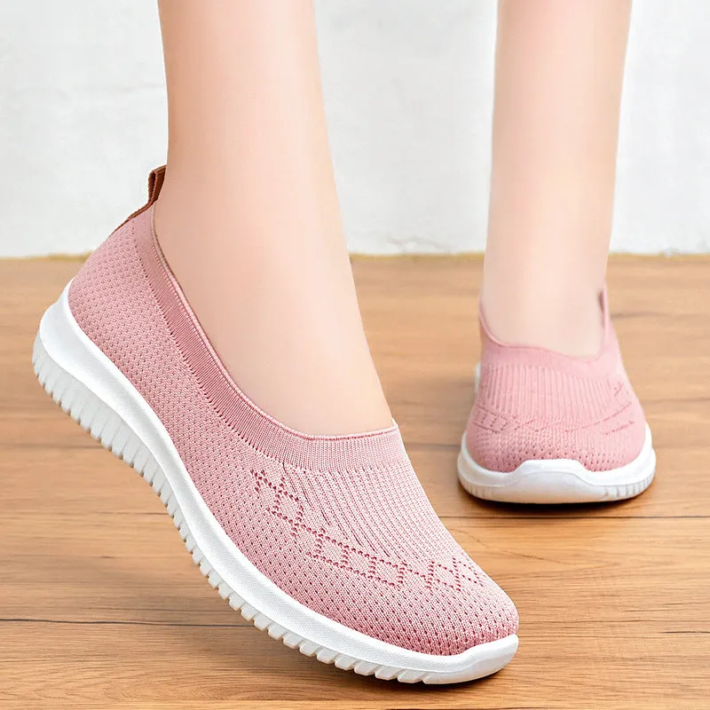 Durable and Soft Solid Slip-On Sneakers for Casual Wear