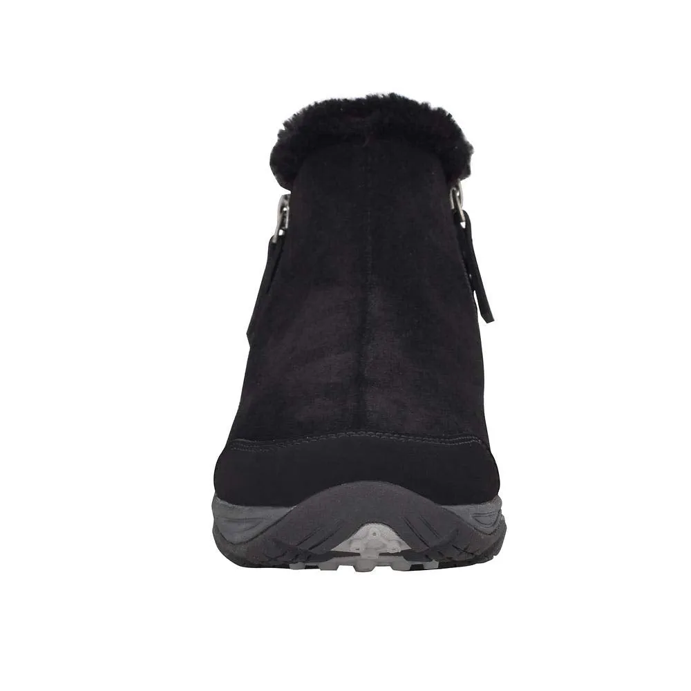 Easy Spirit Women's Elinot Snow Boot, Black/Black, 6