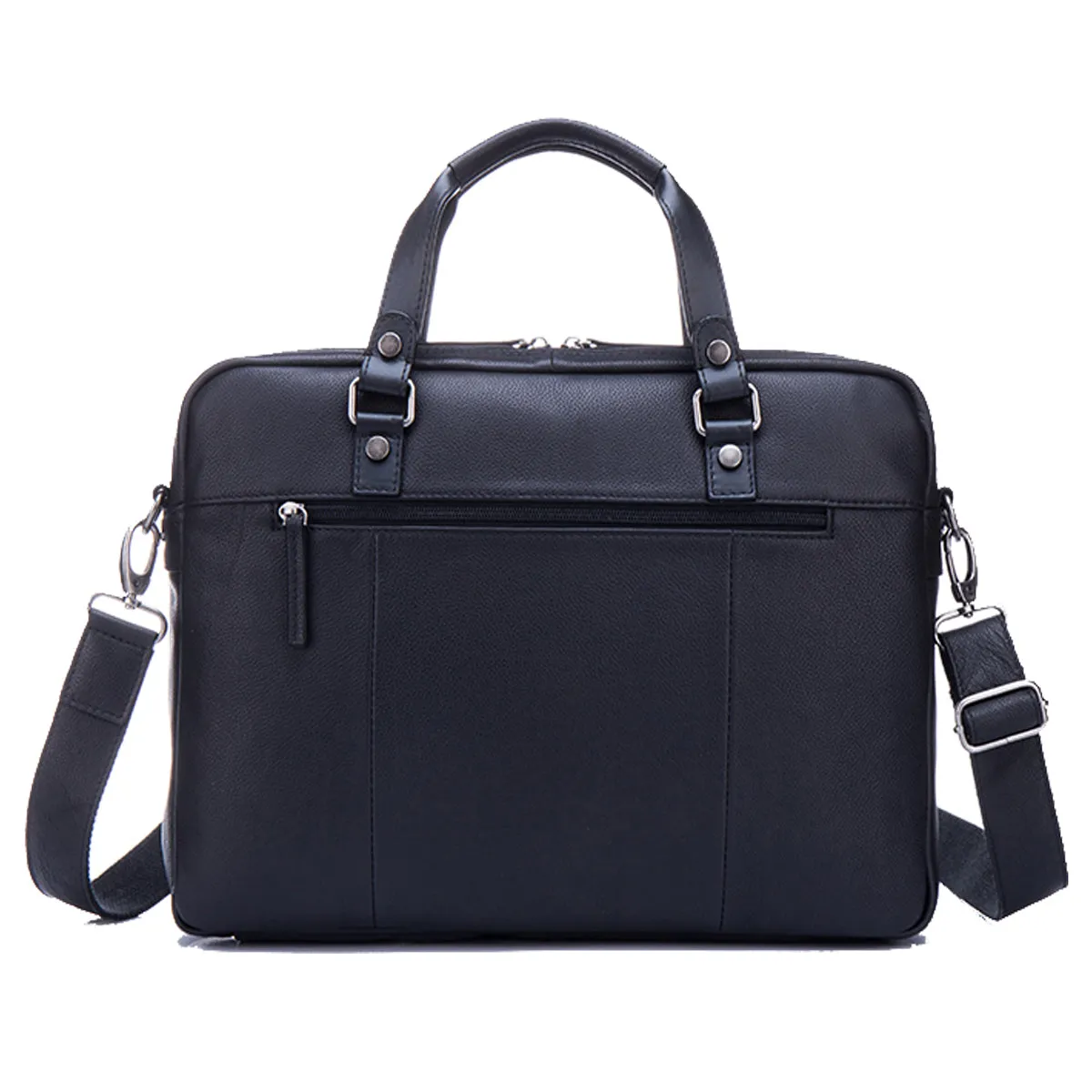 EnzoDesign Cow Soft Napa Leather 15" Macbook Slim Briefcase