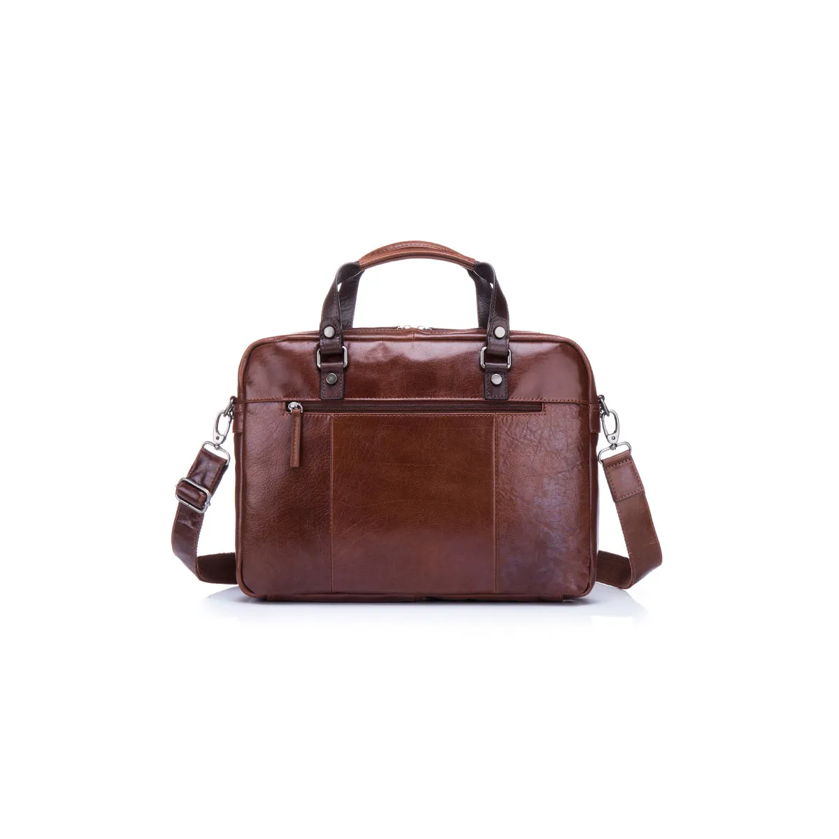 EnzoDesign Fine Buffalo Leather 15" Macbook Slim Brief