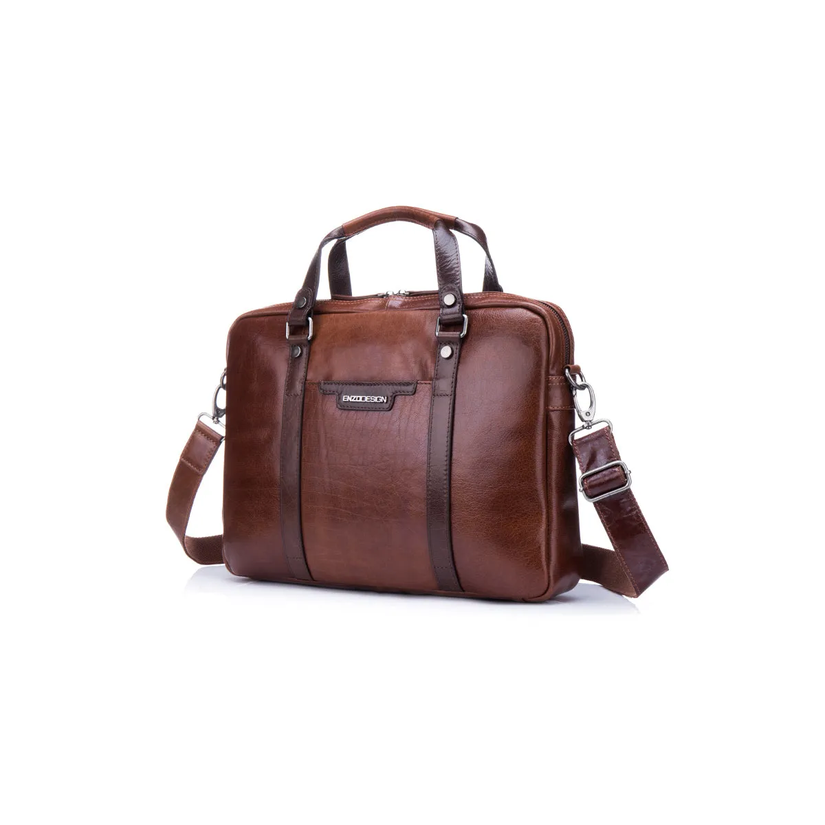 EnzoDesign Fine Buffalo Leather 15" Macbook Slim Brief