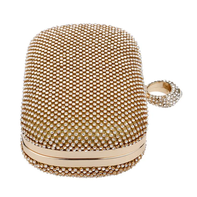 Evening Clutch Bags Diamond With Chain