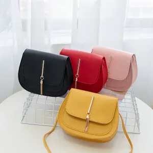 Fashion Attractive Women's Glamorous Saddle Mobile Crossbody Bags