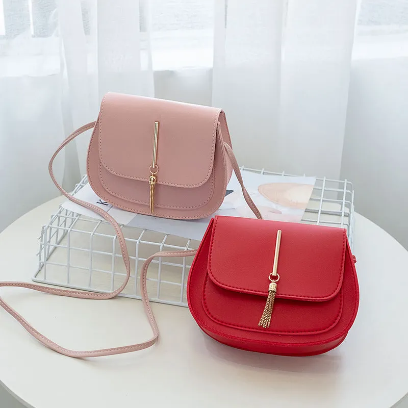 Fashion Attractive Women's Glamorous Saddle Mobile Crossbody Bags