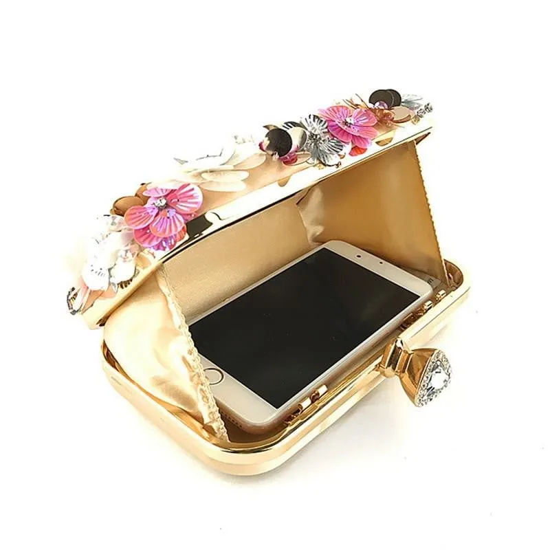 Flower Evening Bags Wedding Party Clutches