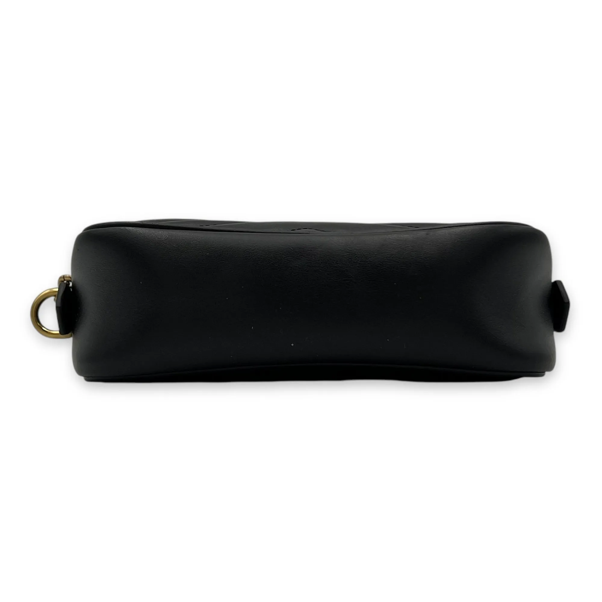 GG Marmont Crossbody Bag Small Black in Calfskin, Gold hardware