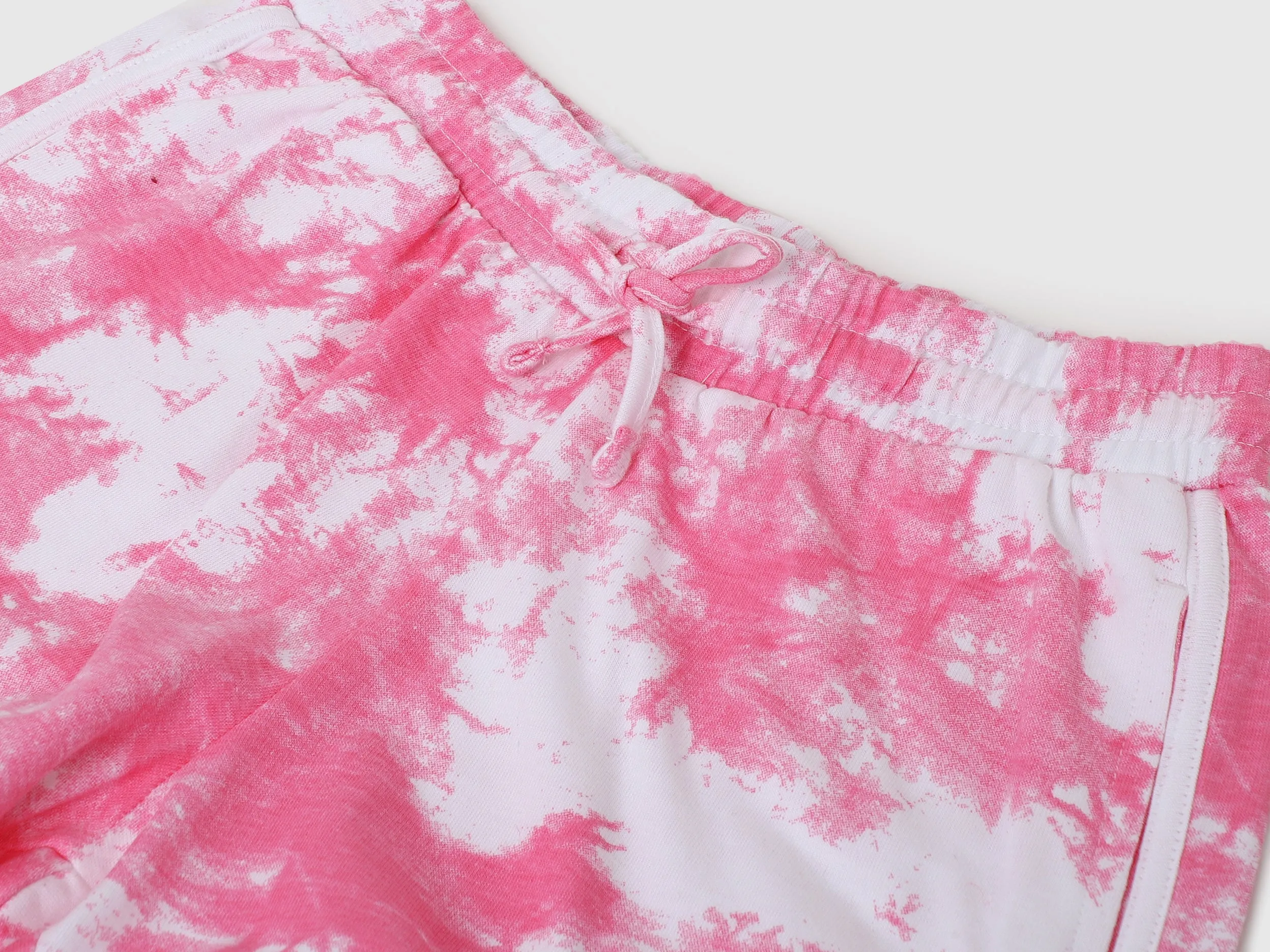 Girls Tie & Dye Regular Fit Shorts
