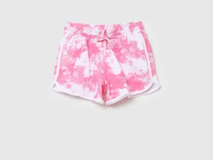 Girls Tie & Dye Regular Fit Shorts