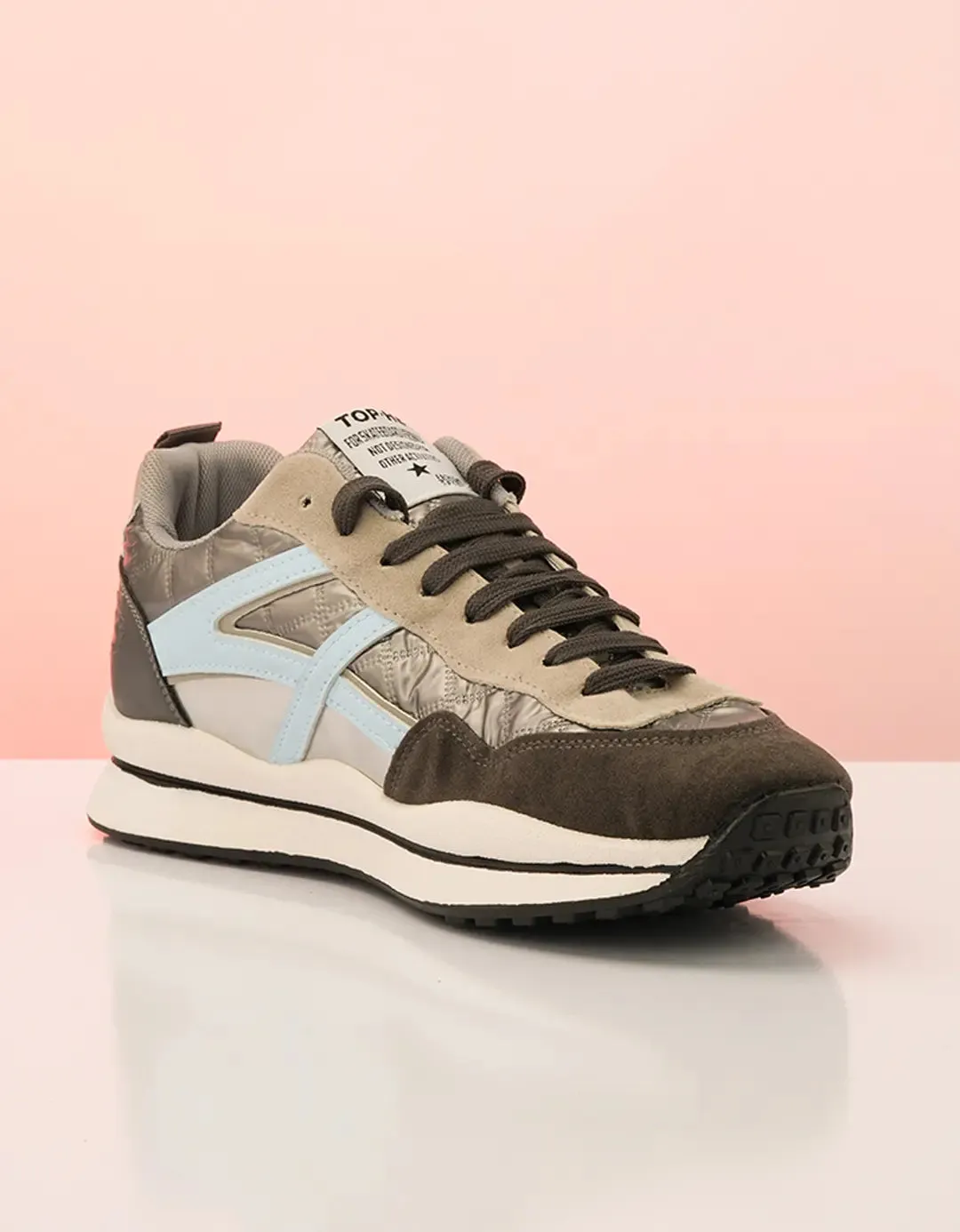 Glacier Trail Retro Sneakers - Cool Mist GX-JK-2025-06-GRAY