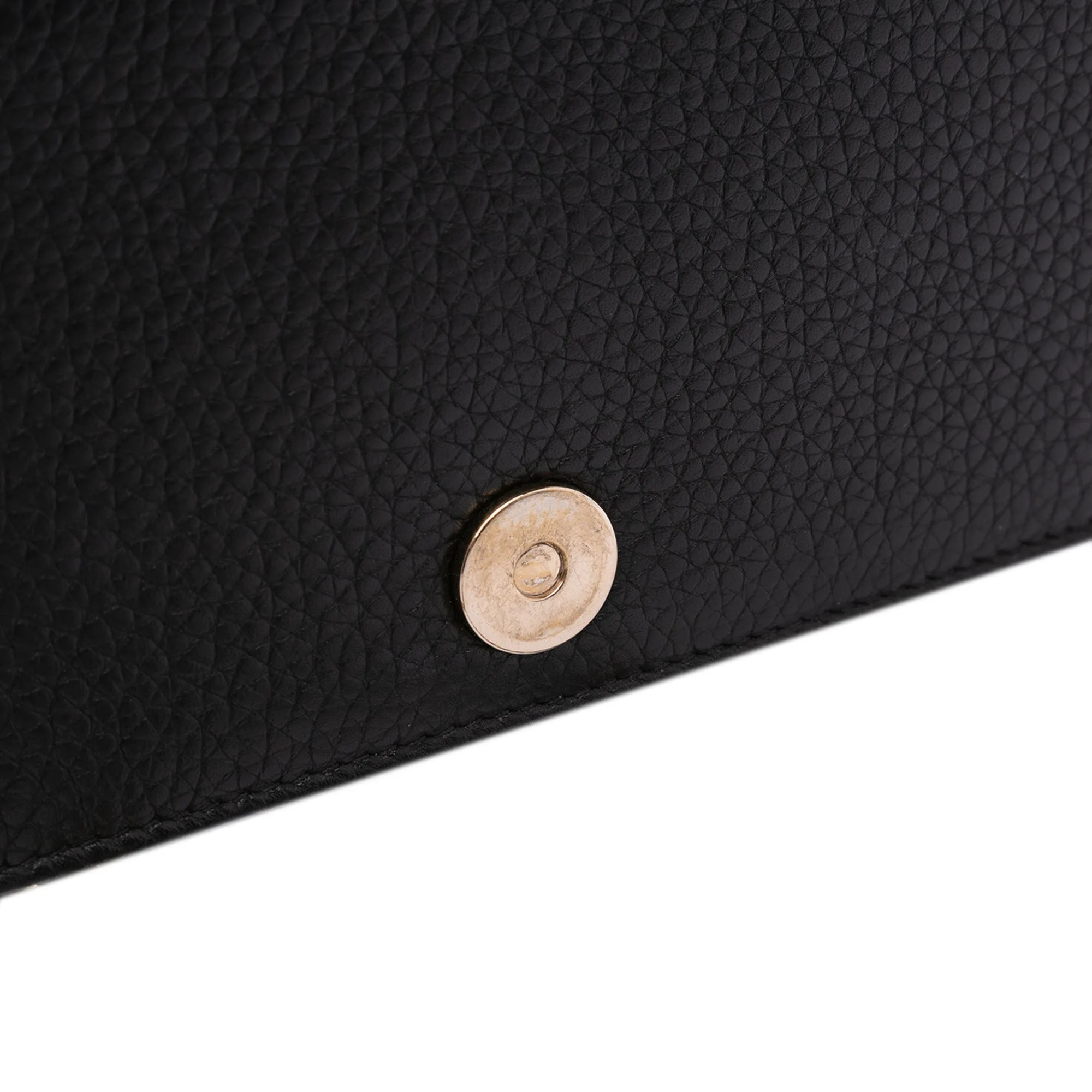 Grained Calfskin Diorama Wallet on Chain