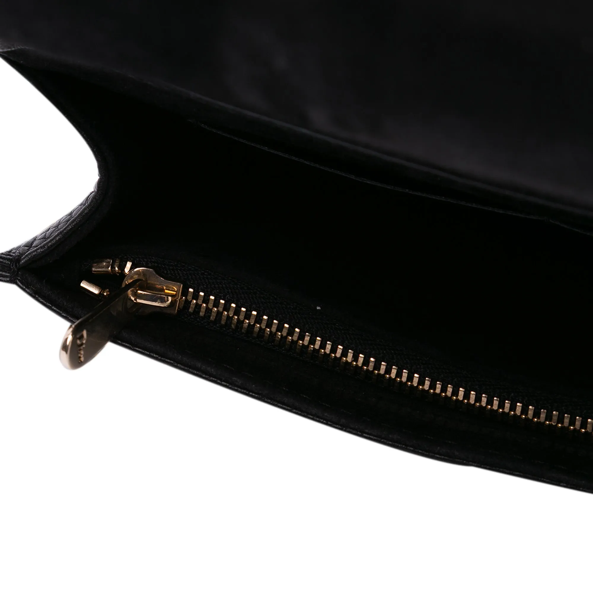 Grained Calfskin Diorama Wallet on Chain