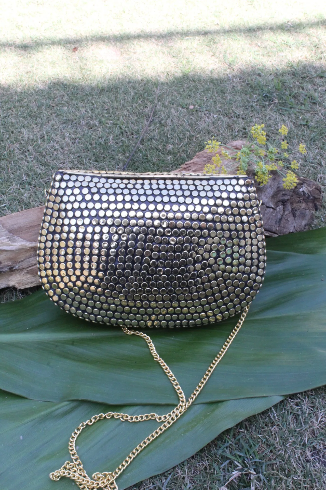 Hand Crafted Metal Bag