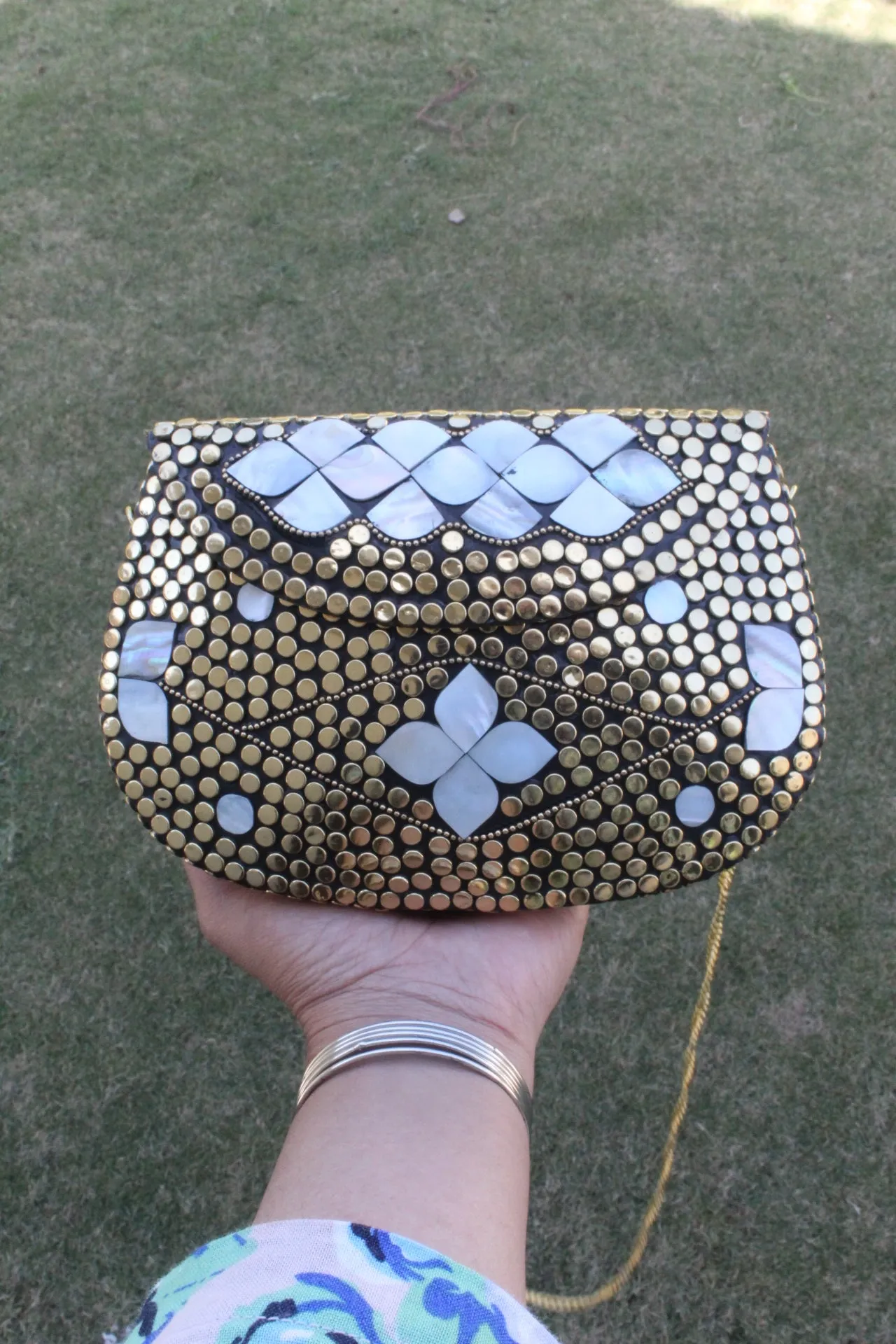 Hand Crafted Metal Bag