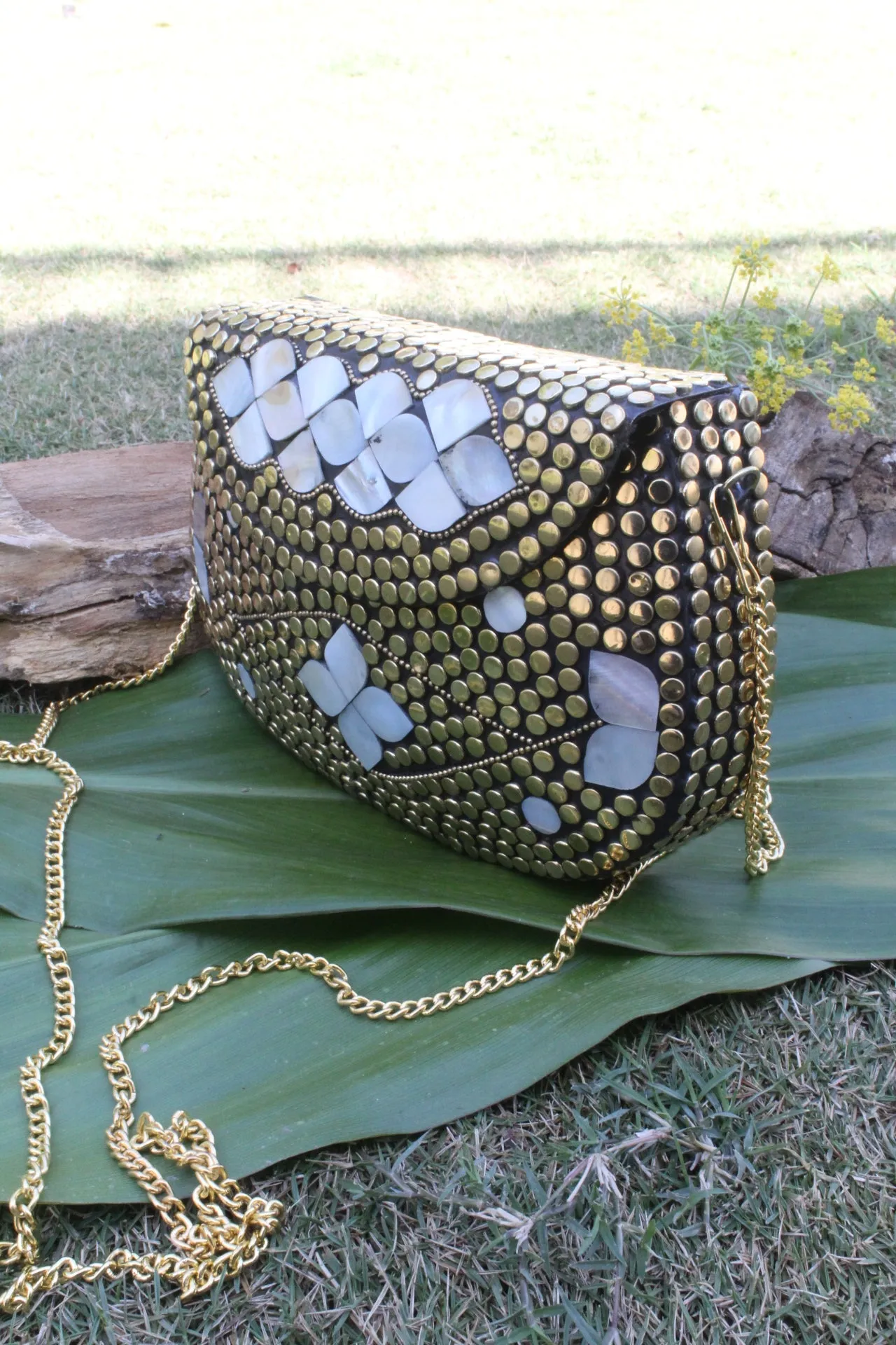 Hand Crafted Metal Bag