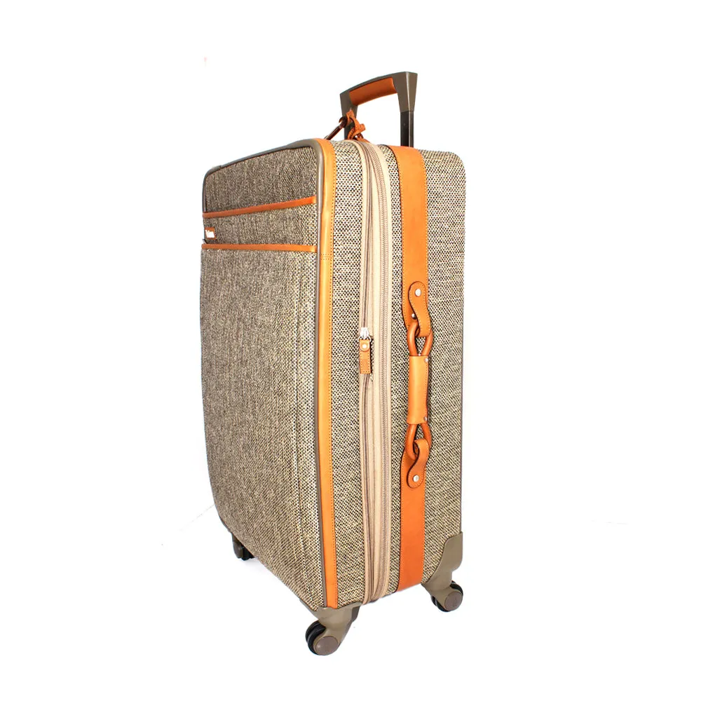Hartmann Tweed Belting Spinner Walnut Tweed