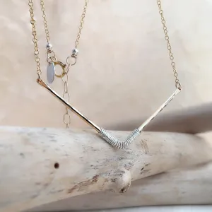 HELIX Chevron Necklace