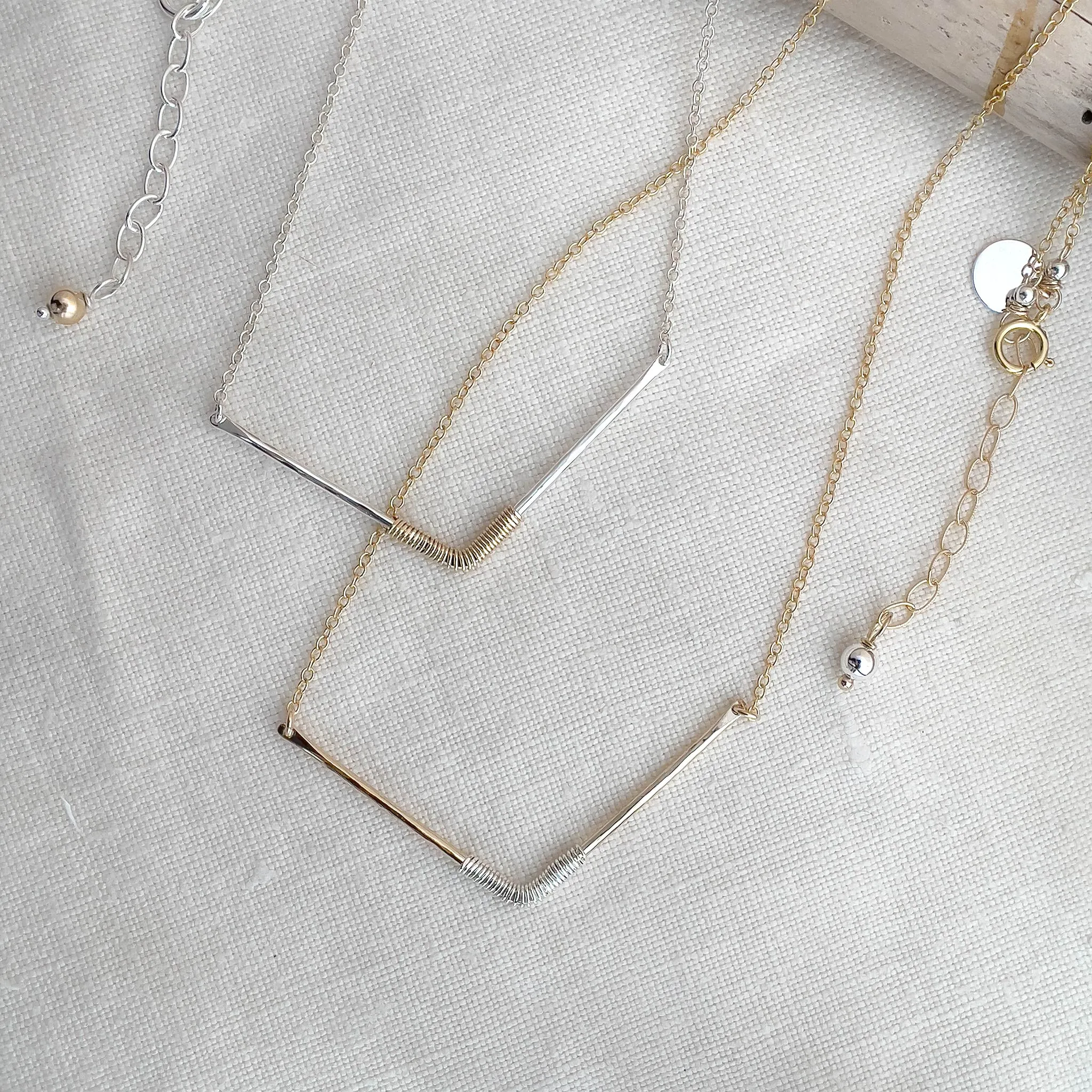 HELIX Chevron Necklace