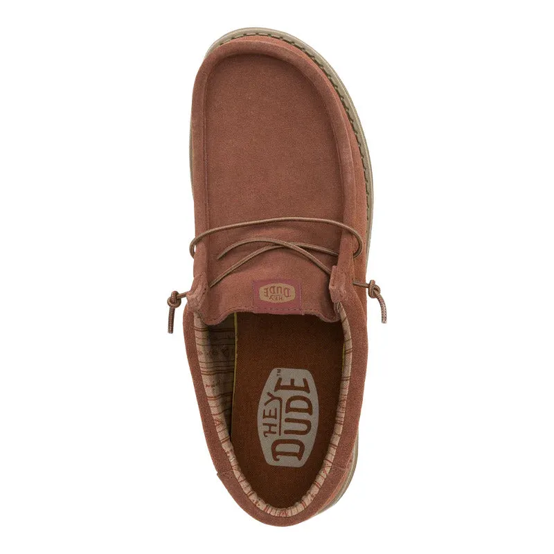 Hey Dude Mens Wally Suede Lightweight Slip On Shoes