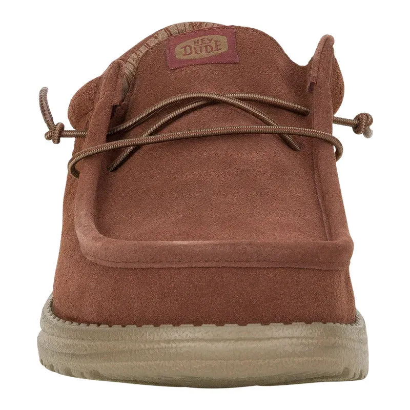 Hey Dude Mens Wally Suede Lightweight Slip On Shoes