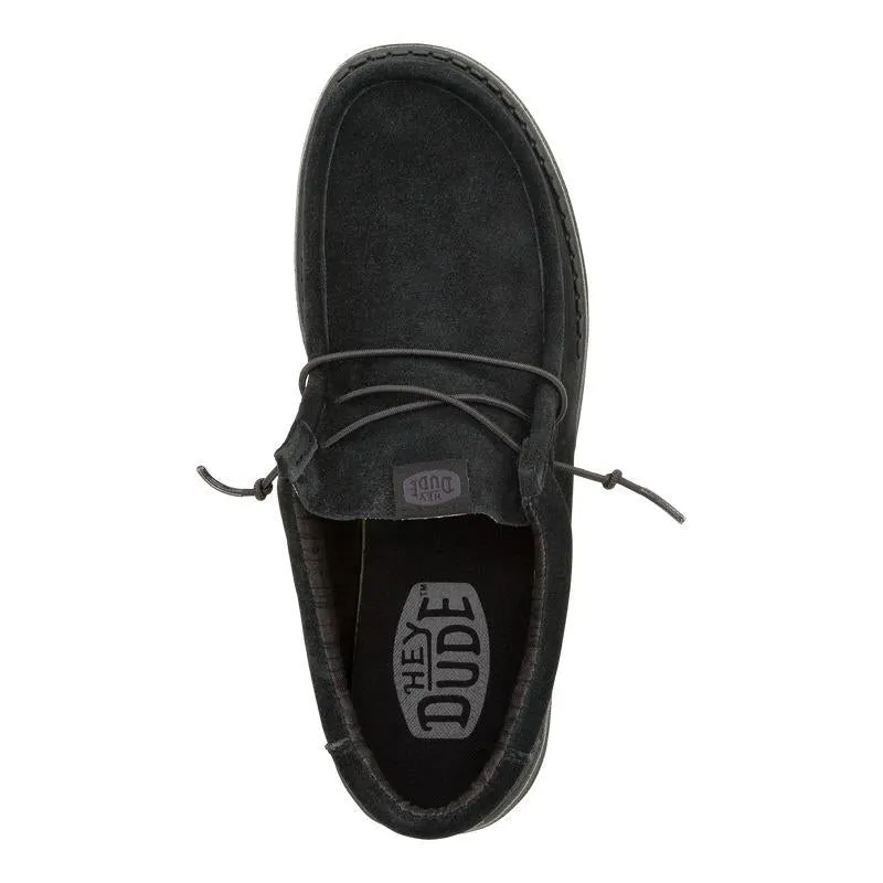 Hey Dude Mens Wally Suede Lightweight Slip On Shoes