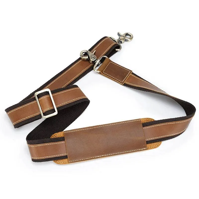 High Quality Leather Shoulder Strap for Bags, Briefcases, & Travel