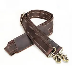 High Quality Leather Shoulder Strap for Bags, Briefcases, & Travel