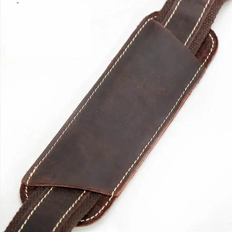 High Quality Leather Shoulder Strap for Bags, Briefcases, & Travel