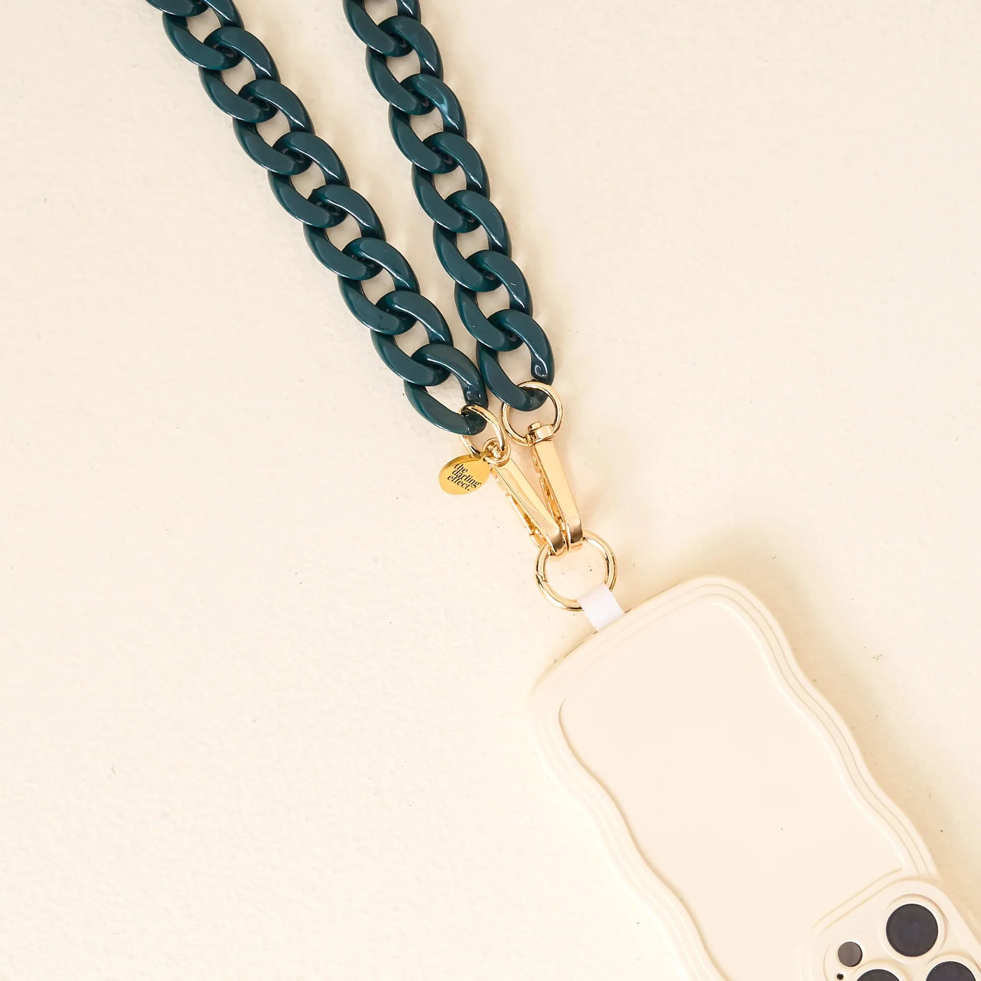 Hold the Phone Crossbody Chain | Hunter Green