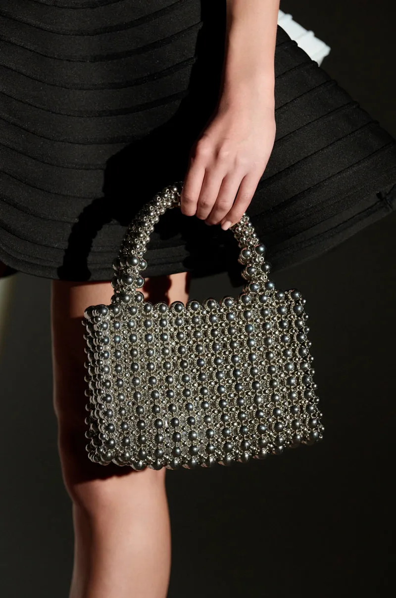IM SO IT GIRL BEADED PURSE