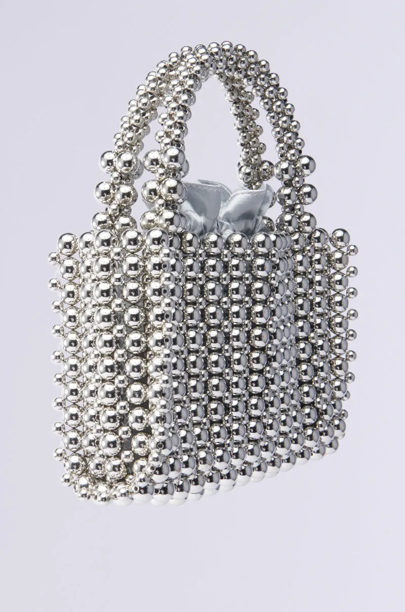 IM SO IT GIRL BEADED PURSE