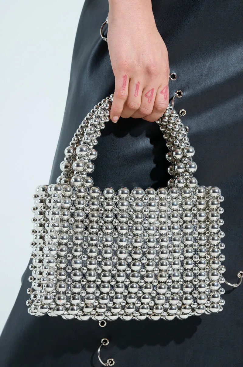 IM SO IT GIRL BEADED PURSE