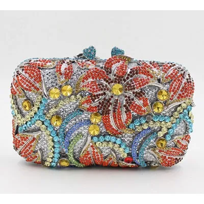 Inger metallic clutch bag