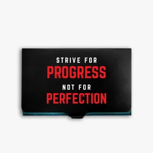 Inspirational Metal Card Holder: Progress