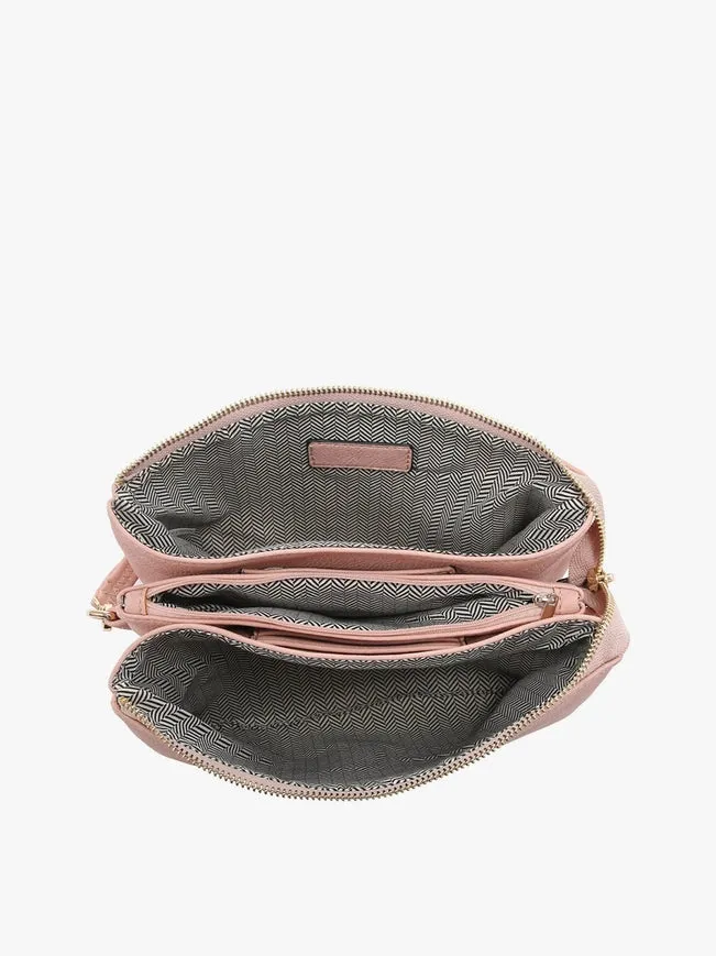 Izzy Crossbody Purse in Petunia