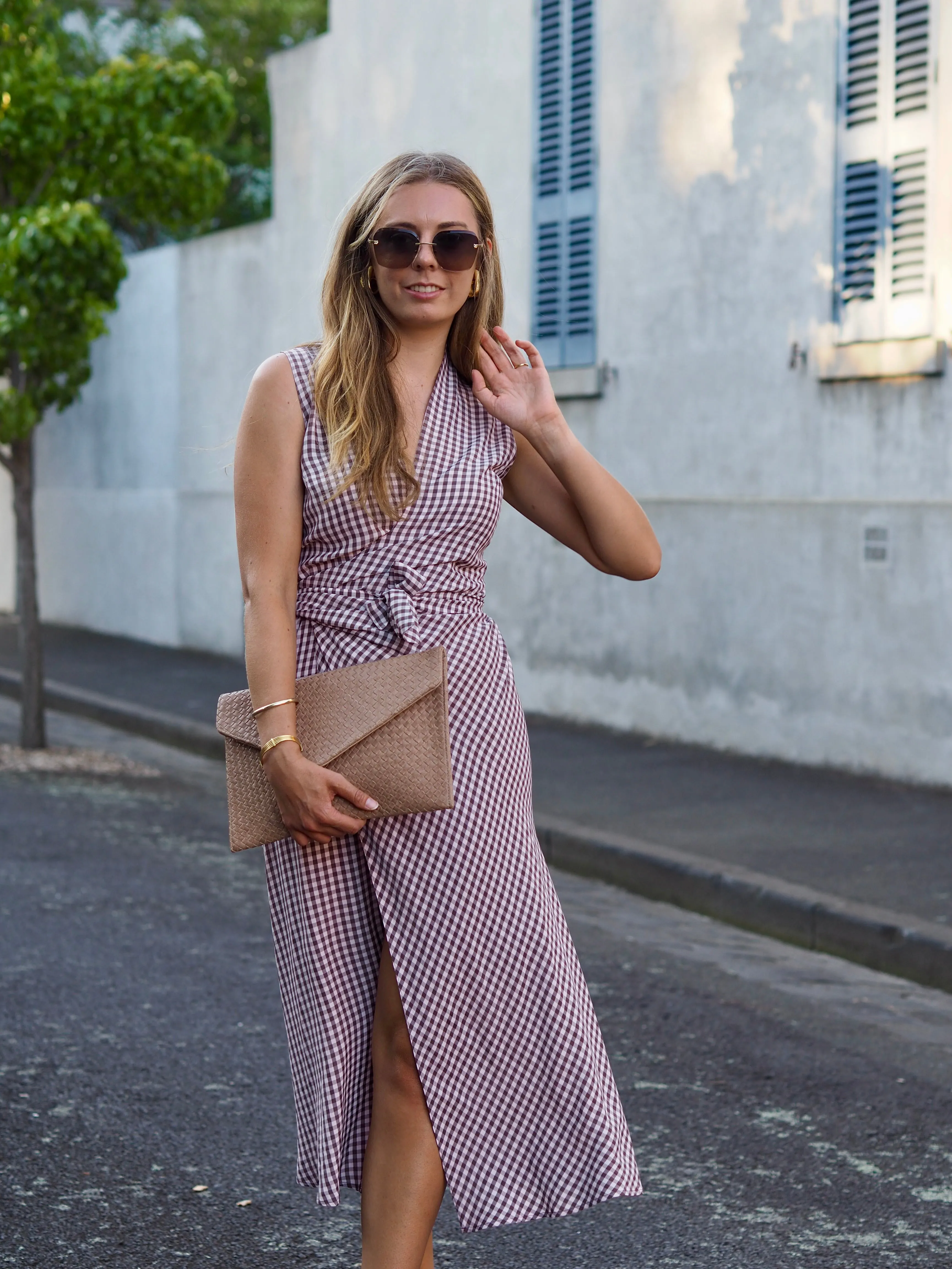 Joanie Envelope Clutch | Taupe