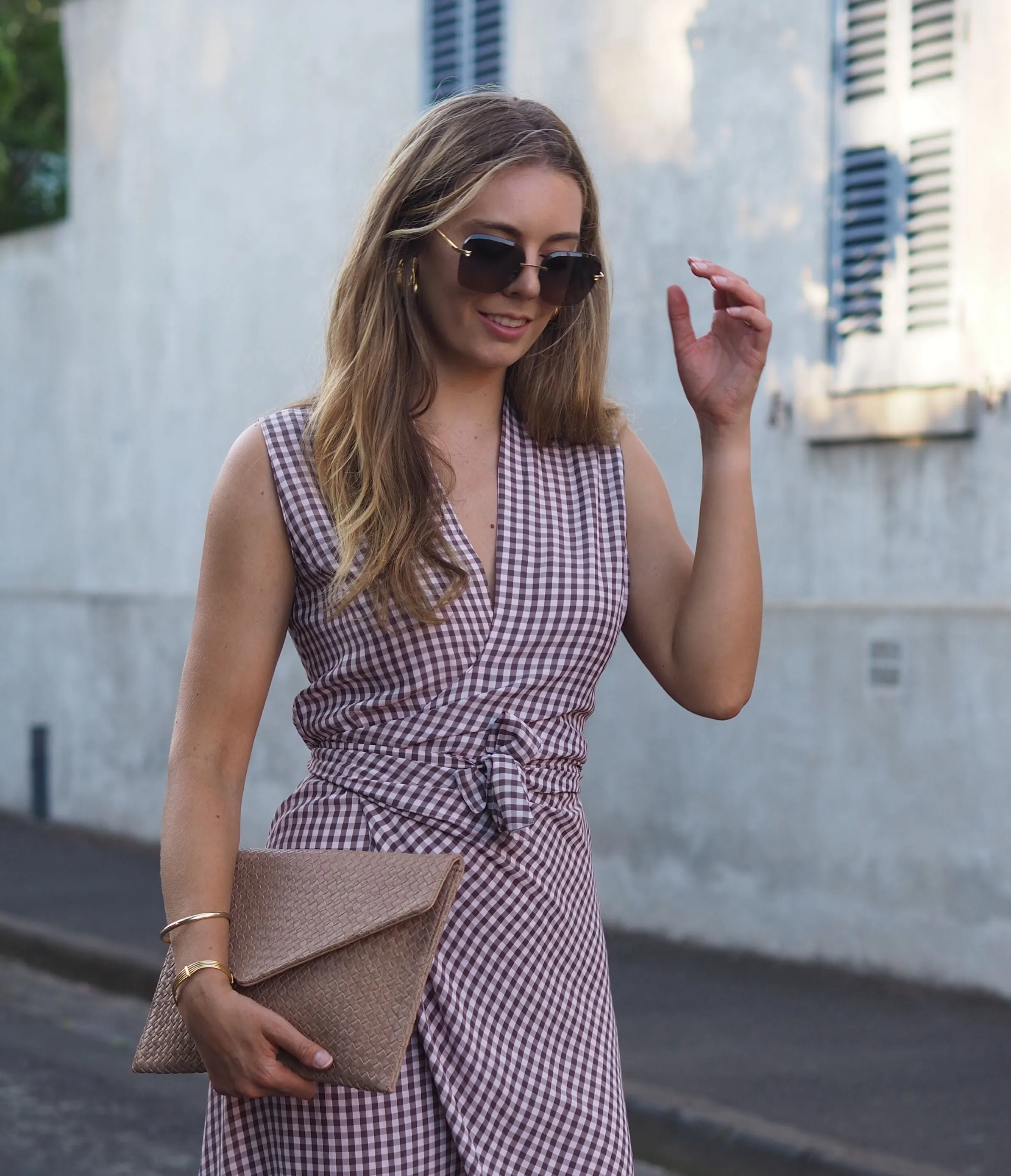 Joanie Envelope Clutch | Taupe