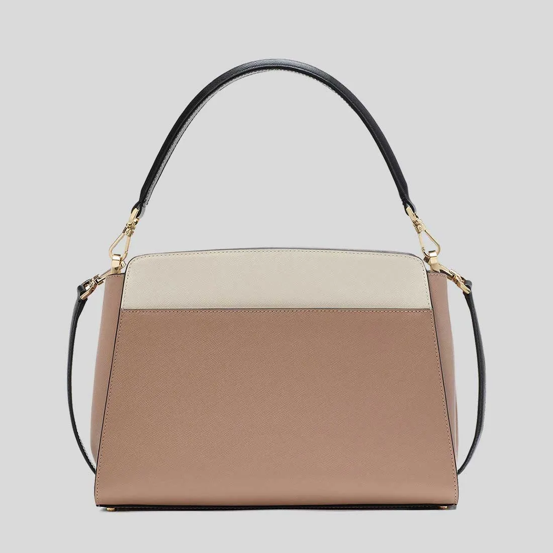 KATE SPADE Madison Medium Top Handle Satchel Toasted Hazelnut Multi RB-KK286