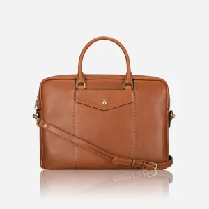Ladies 13" Laptop Bag, Tan