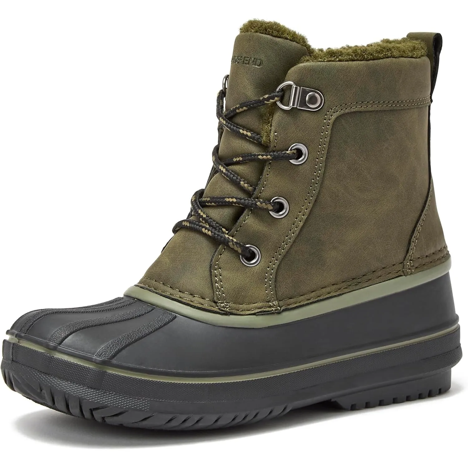 Lands' End Wynn Snow Boots for Kids - Insulated Waterproof Winter Snow Duck Boots for Boys and Girls - Little Kid and Big Kid Size 1 to 7 - Boys and Girls Snow Boots