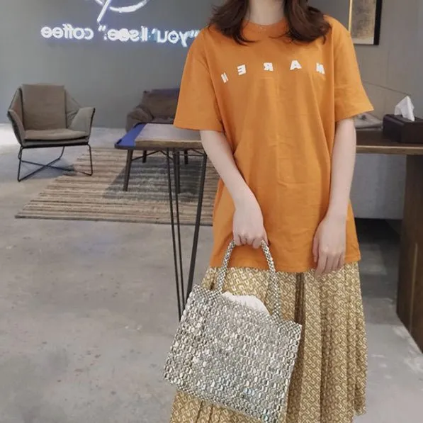 Large Silver Sequined Clutch Purse