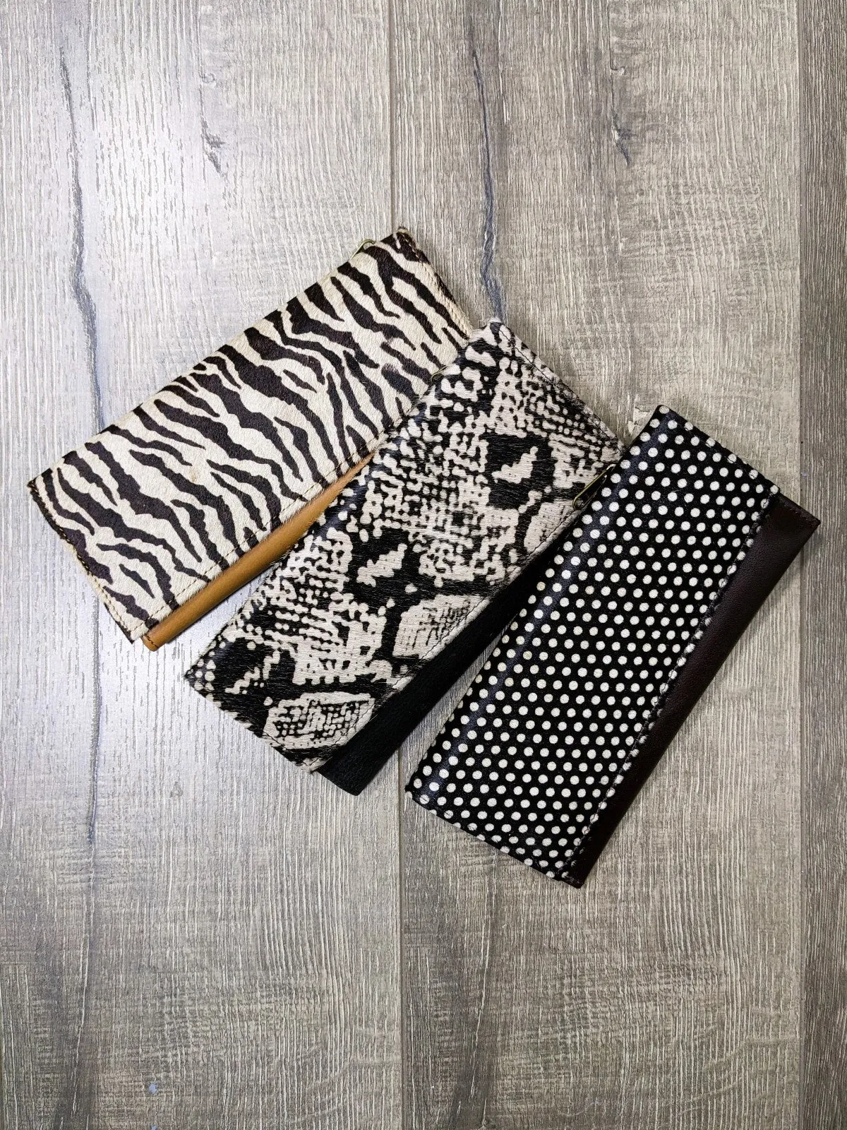 Leather And Animal Wallet