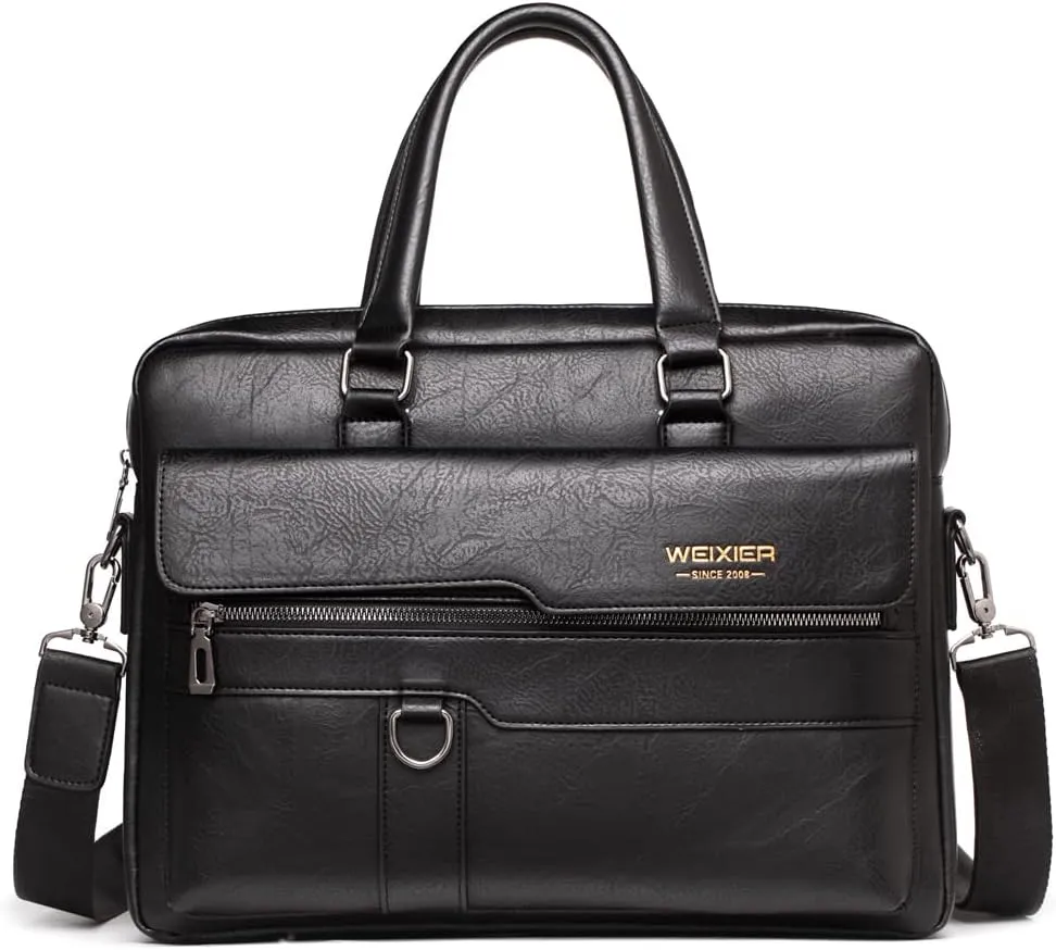 Leather Shoulder Messenger Bag for Men Travel Business