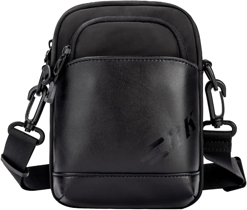 Leather Shoulder Messenger Bag for Men Travel Business