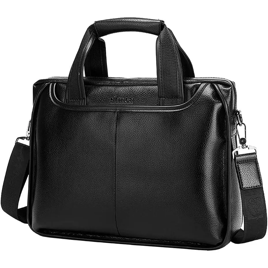 Leather Shoulder Messenger Bag for Men Travel Business