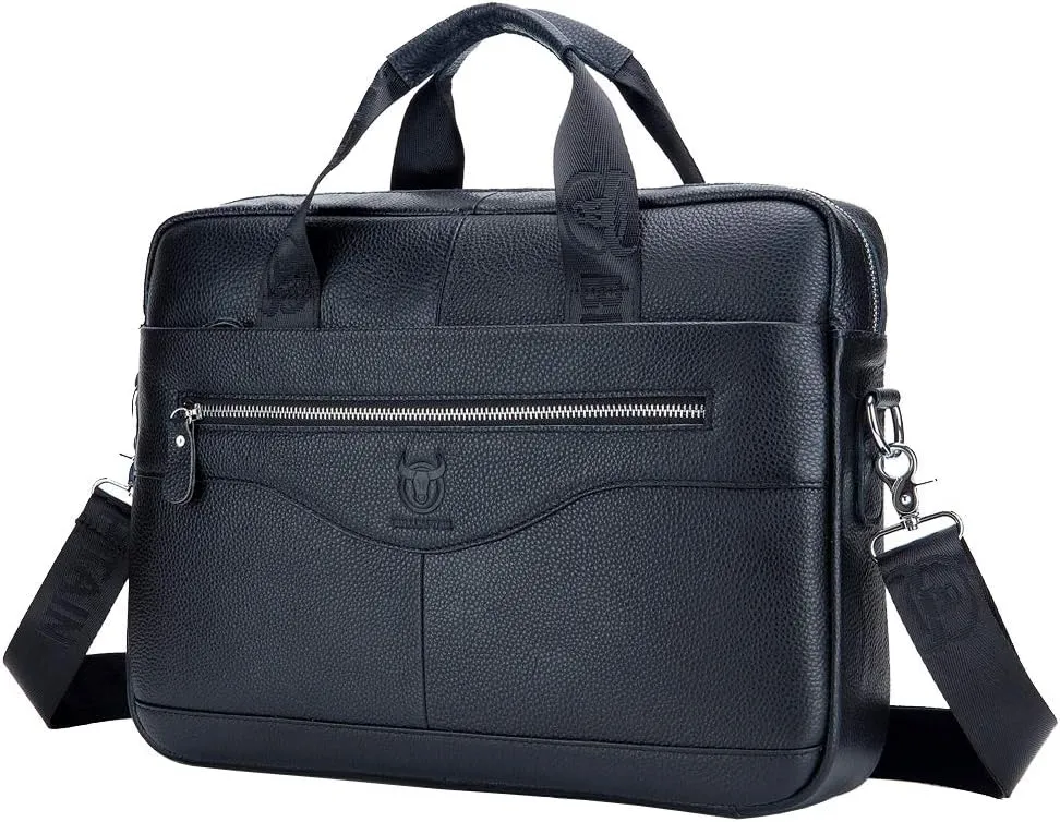 Leather Shoulder Messenger Bag for Men Travel Business