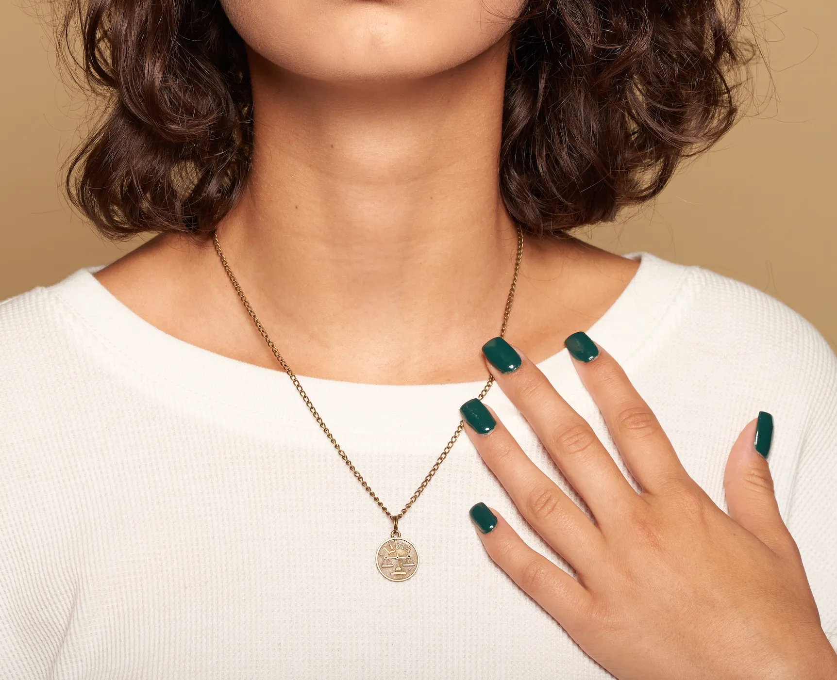 Libra vintage necklace