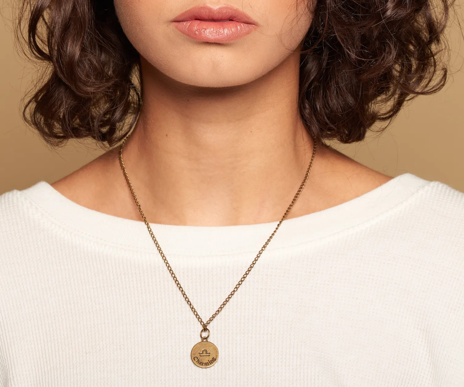 Libra vintage necklace